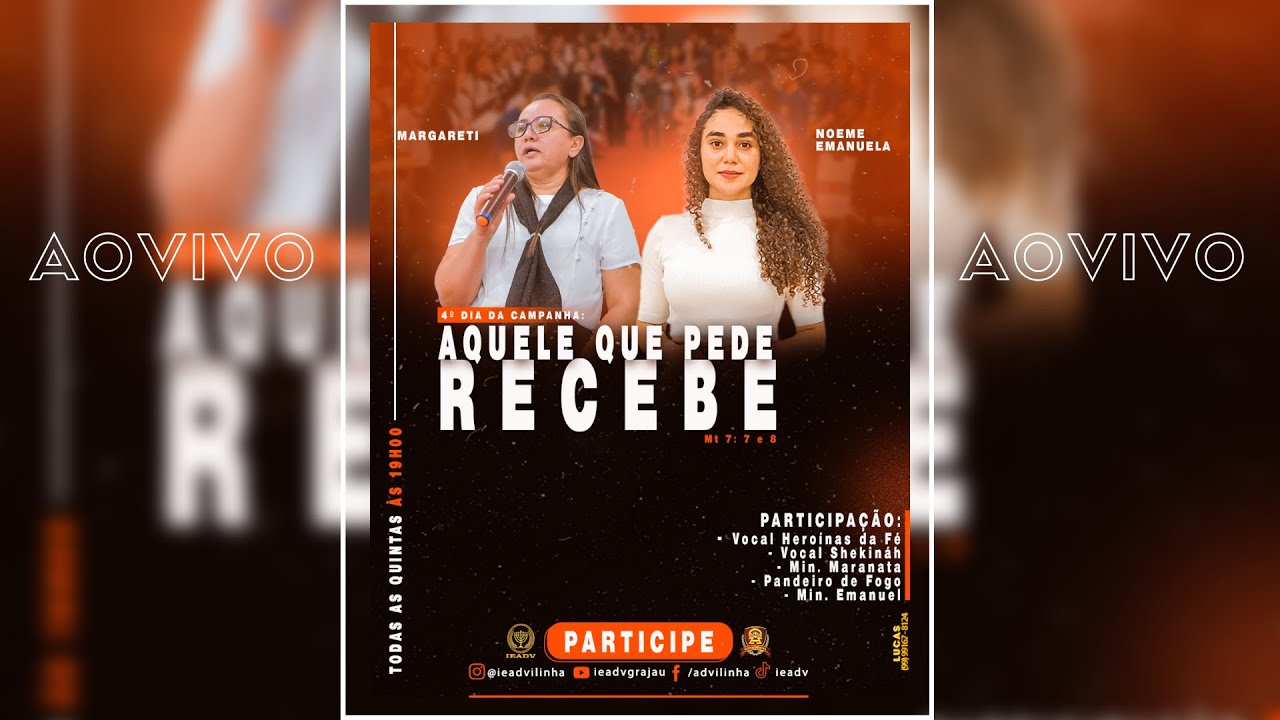 AQUELE QUE PEDE RECEBE | NOITE DE MILAGRES 4º DIA - YouTube