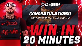How To Win Fast & Get Most Rep In Court Conquer NBA 2k20