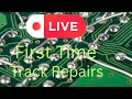 First Time Track Repairs,(not a single train was harmed)