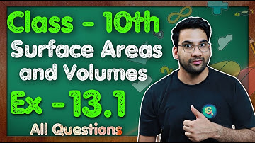 Class - 10, Ex - 13.1, Q1 to Q9 (Surface Areas and Volumes) NCERT CBSE || Green Board
