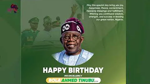 Happy 72nd Birthday to The President, Federal Republic of Nigeria, Mr Asiwaju Bola Ahmed Tinubu.