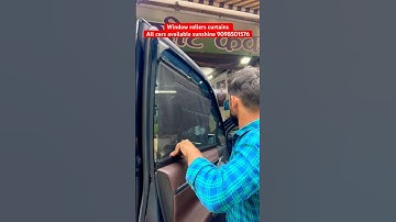 Window rollers curtains All cars available sunshine 9098501576 #sunshineautobhopal #caraccessories