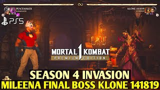 Mileena MK1 Invasion Boss Fight | MK1 Invasion Mileena Boss Fight | Mileena MK1 Klone 141819 Boss