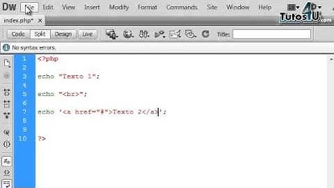 Comillas Sencillas y Dobles. Tutorial 8. Curso de Programación Php y MySql en Español.