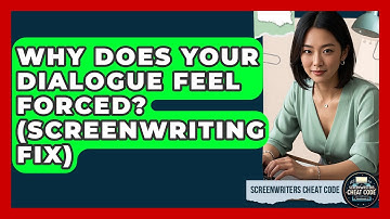 Why Does Your Dialogue Feel Forced? (Screenwriting Fix) - Screenwriter