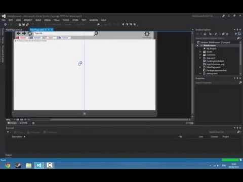 VB 2012 | Windows 8 App Development | Simple Web Browser! 2014