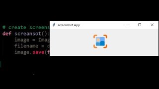 create screenshot app using python