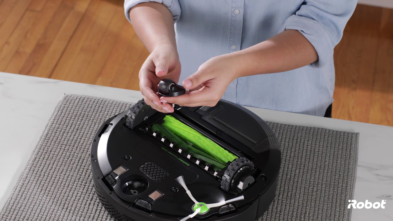 How to Clean the Caster Wheel | Roomba® and e series iRobot® - YouTube