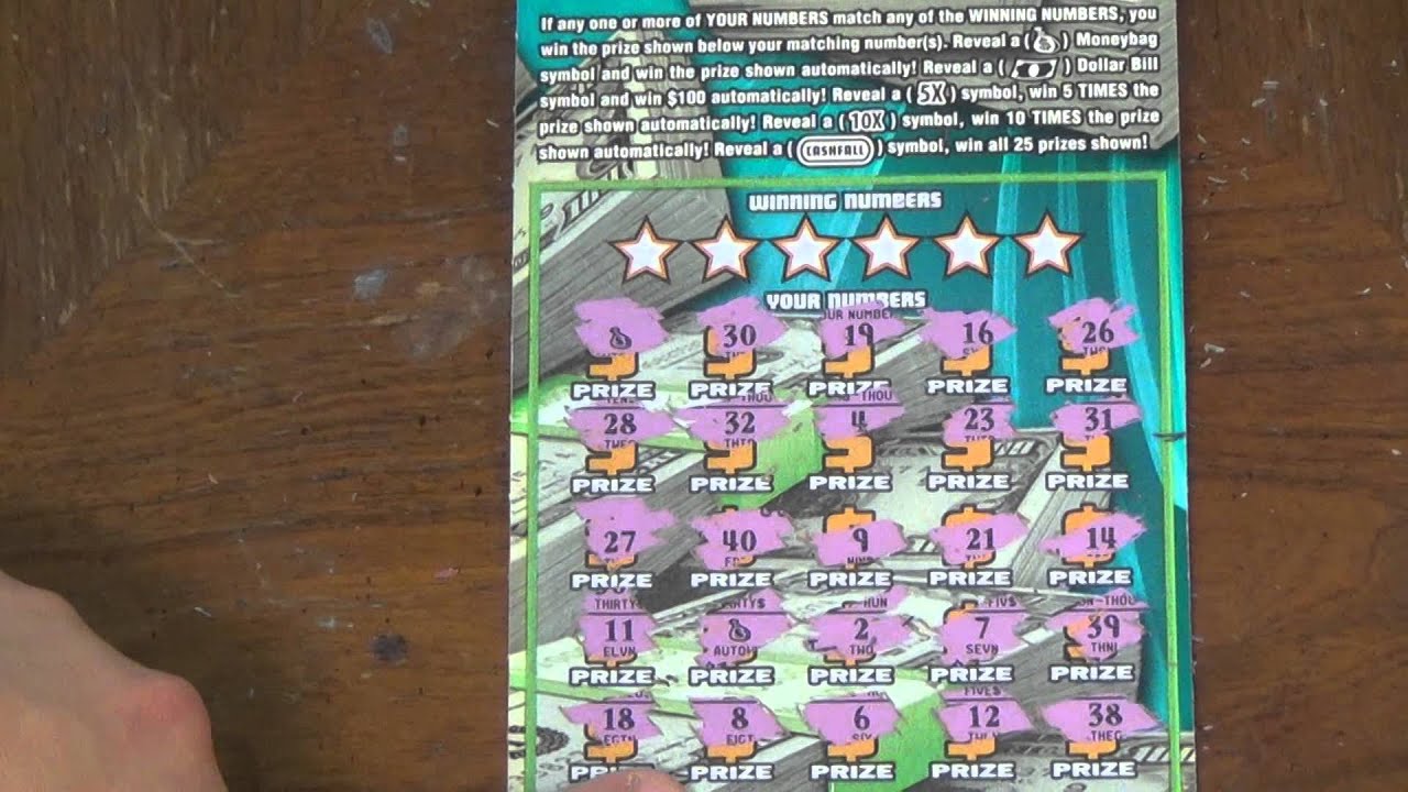 20 Cashfall Ohio Lotto Scratch Ticket WINNER YouTube