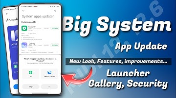 Big MIUI 12 and 12.6 System App Update (Gallery, Launcher, Security app) for All Xiaomi Phones