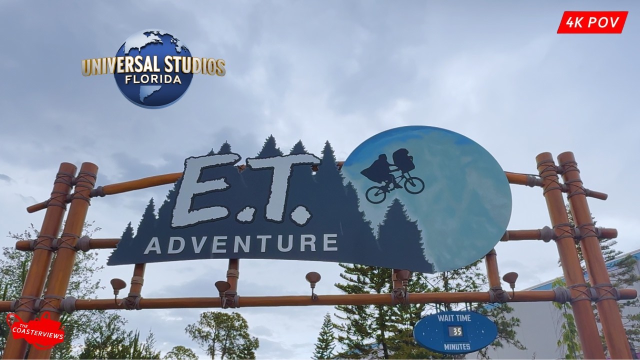 E.T. Adventure Universal Studios Florida Dark Ride Full Experience POV 4K