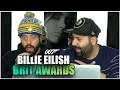 FIRST TIME HEARING BILLIE EILISH!! Music Reaction | No Time To Die (Live From The BRIT Awards)