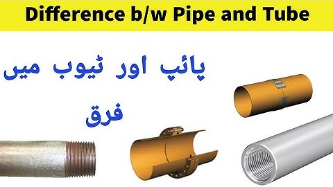 Difference between Pipe and Tube | ineco Tv|Mechanical Shutdown job interview in urdu & hindi