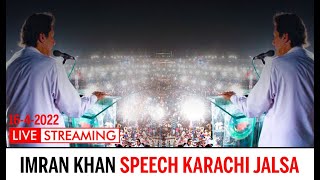 Imran Khan Speech Karachi Jalsa | Interpreted In Sign Language for Deaf People
