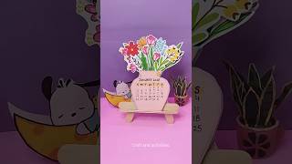Diy Viral Floral Desk Calendar