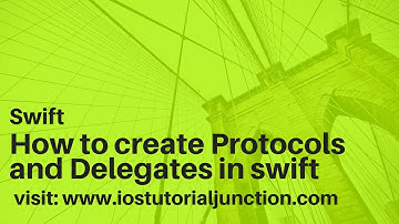 Create protocols and delegates in swift3