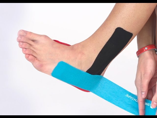 How to Tape an ankle using a heel lock « Medical Diagnosis & Procedures ::  WonderHowTo