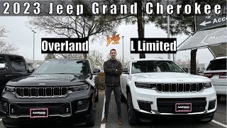 2023 Jeep Grand Cherokee L Limited vs Overland
