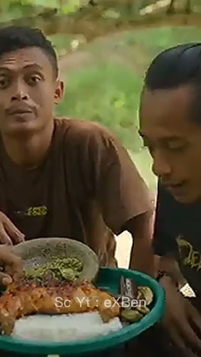 Ayam bakar bumbu padang ala eXBen #exben #mukbang #shorts