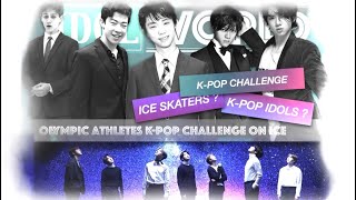 Yuzuru & skaters Kpop idols challenge on ice | Boyband of figure skating | Fun & Cute Moments