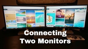 HP ENVY DESKTOP | Connecting Two Monitors