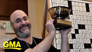 Crossword puzzle champ shares tips on solving puzzles