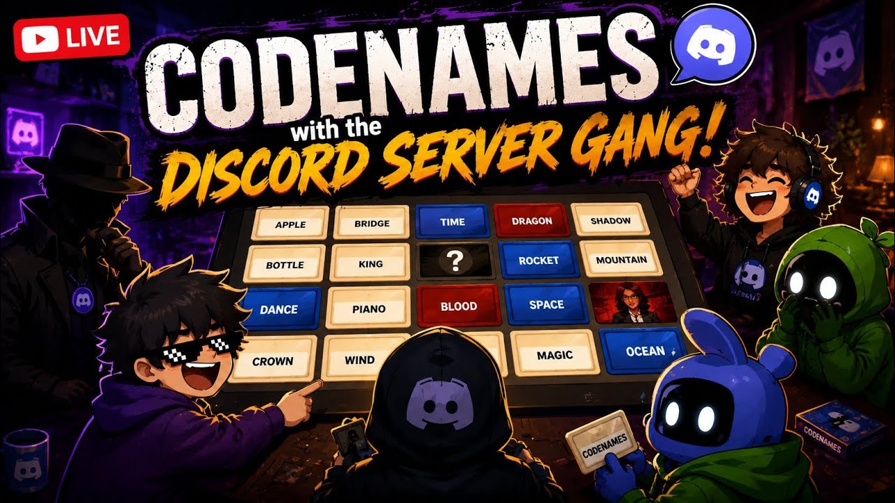 Codenames With the Discord Gang 🔴 LIVE - YouTube