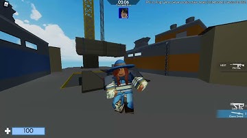 I went into a elo ranked arsenal match and there was no opponent(Roblox Arsenal Glitch)