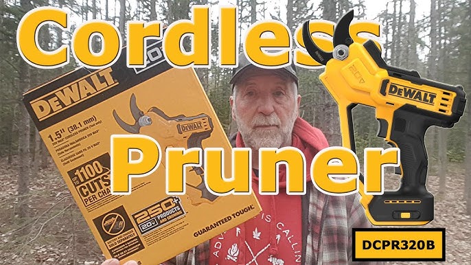 DEWALT 20V Cordless Battery Powered Pruner Review DCPR320 