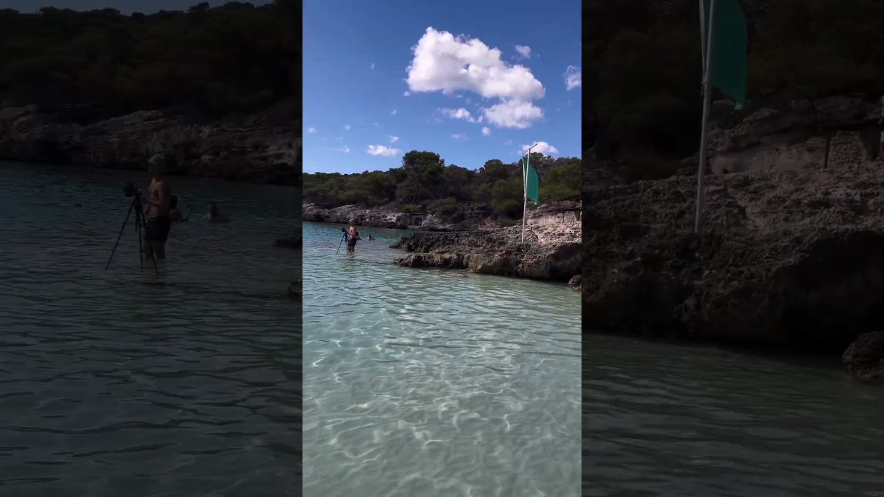 Cala Turqueta en Menorca, Islas Baleares.#CalaTurqueta #Menorca #TravelShorts #Viajes #Shorts