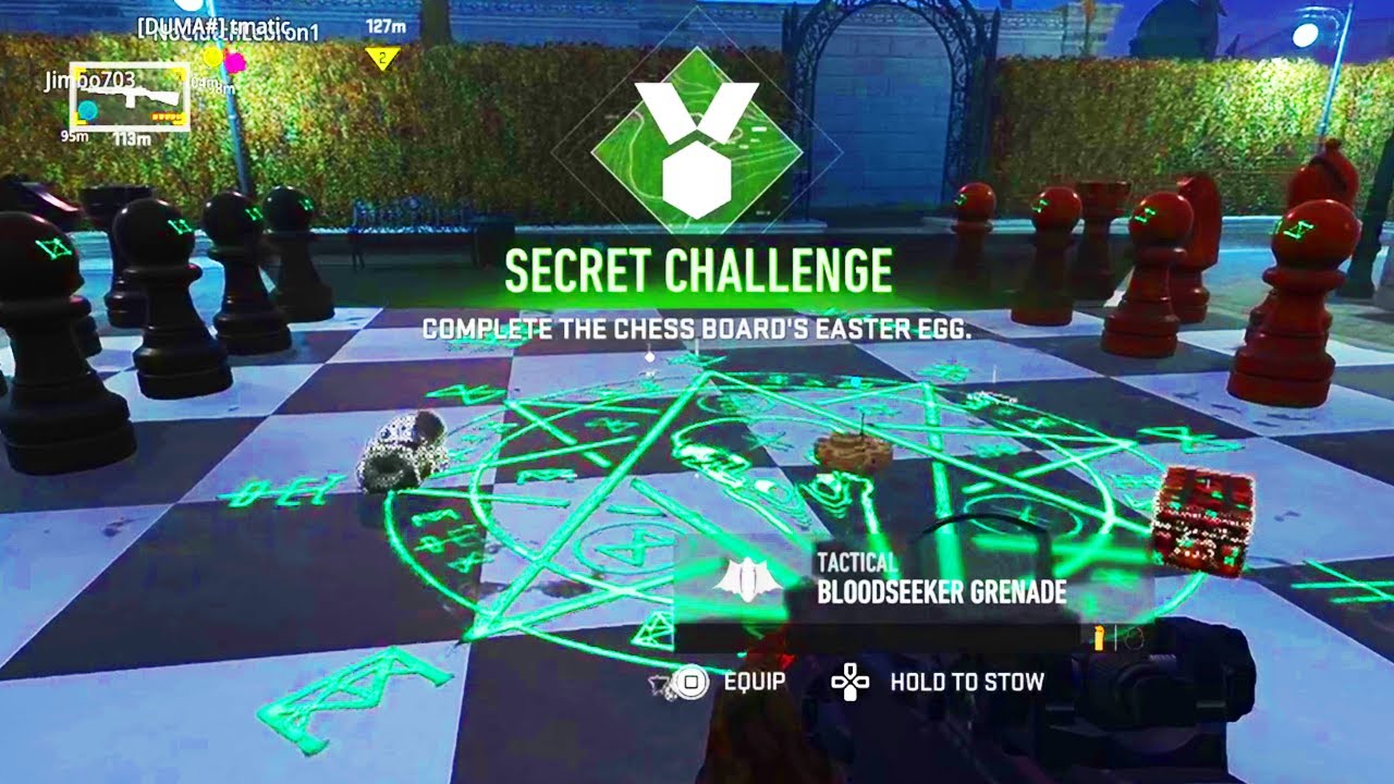 SECRET VONDEAD CHESS BOARD EASTER EGG! (MW2 Free Weapon Charm)