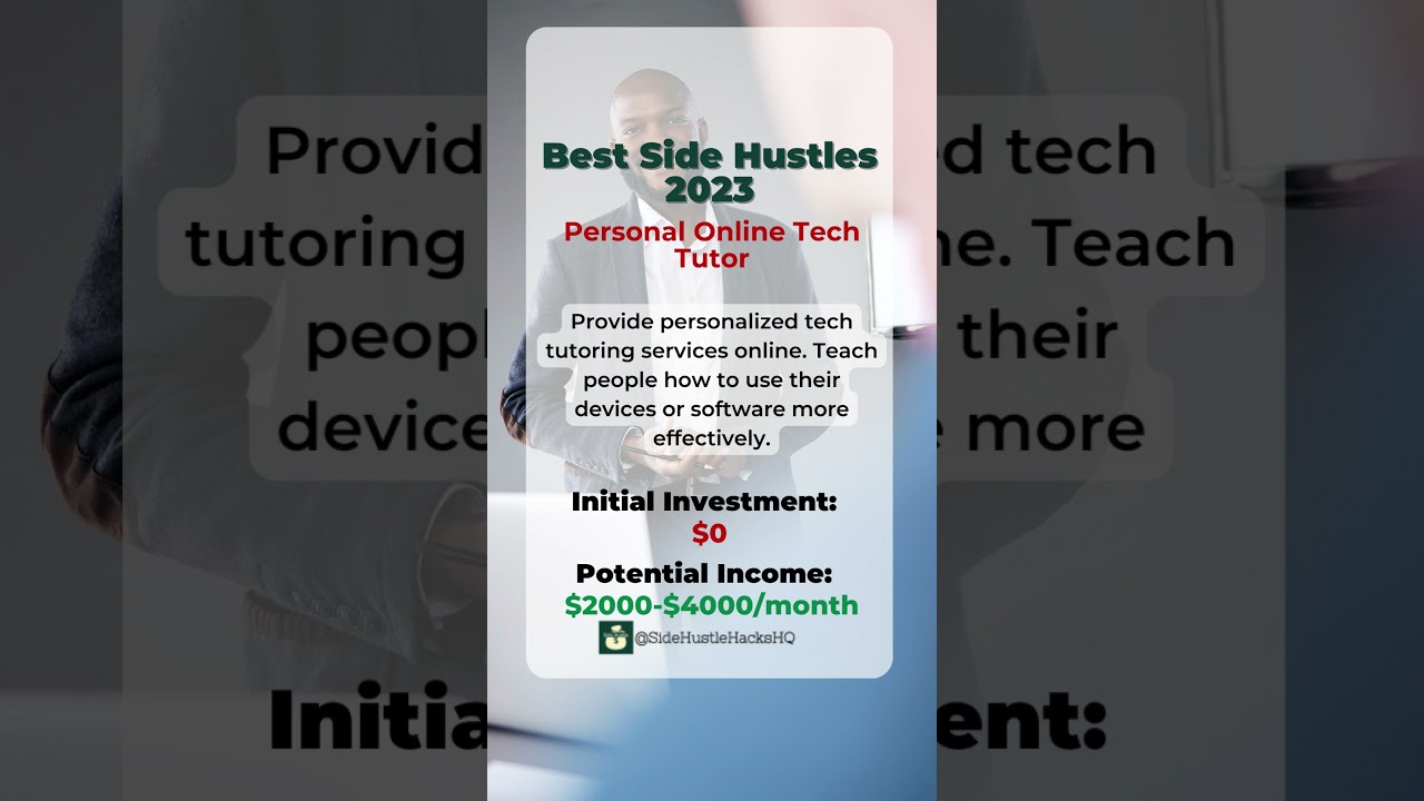 Best Side Hustles 2023 