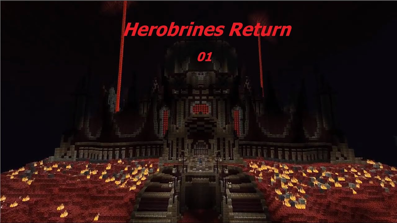 Minecraft - Прохождение карты Herobrines Return 01 - YouTube