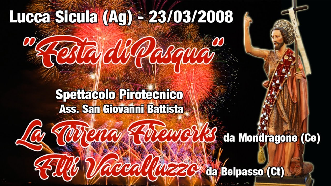 LUCCA SICULA (Ag) - FESTA di PASQUA 2008 - F.lli FERRARO - F.lli VACCALLUZZO (Night Show)