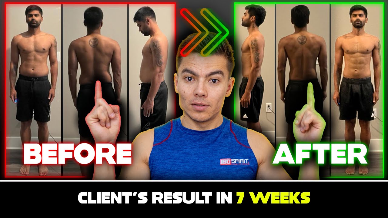 BELLY FAT HAS GONE IN 7 WEEKS! | THE SHOCKING RESULT WITH ONE OF MY ONLINE CLIENTS