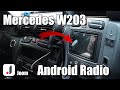 Joom Android Radio im W203 C-Klasse - Einbau & Vorstellung - Classic Cars Shop