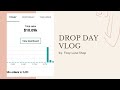 Shopify Small Shop Drop + Tips (Behind the Scenes Vlog) ❤