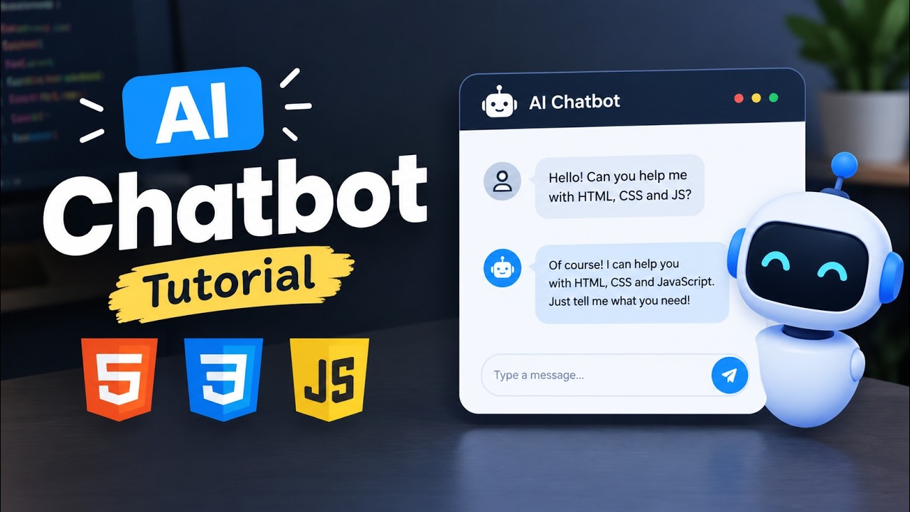 Build an AI Chatbot Using HTML, CSS & JavaScript 🤖 | Complete Tutorial ...