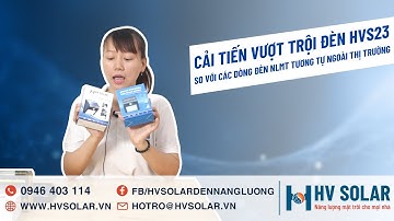 Bóng đèn cảm ứng năng lượng mặt trời | Đèn năng lượng mặt trời HVS23