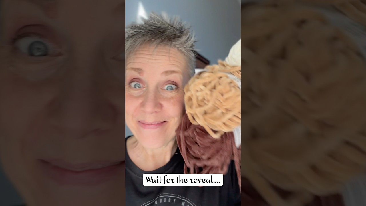 Вязаный крючком бизон #crocheting