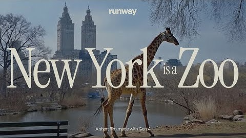 NYC is a Zoo | Gen-4 | Runway