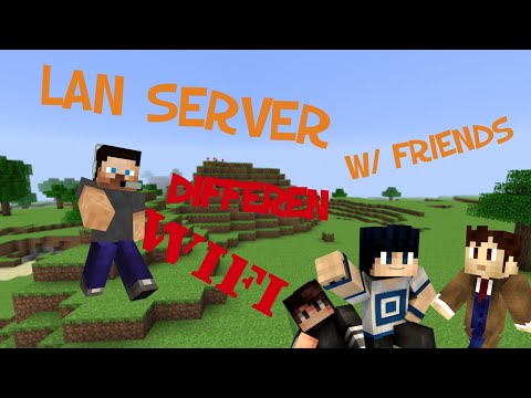 How to Play Minecraft LAN Server with Friends! (Different WIFI Using Hamachi)