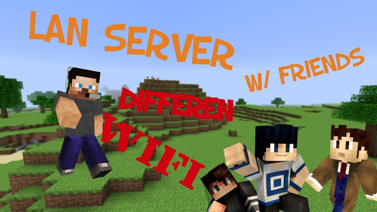 How to Play Minecraft LAN Server with Friends! (Different WIFI Using