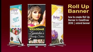 how to create roll up banner in coreldraw by GRAPHICS FINAL 7
