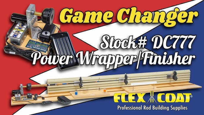 Flex Coat Rod Building - Applying Flex Coat Rod Wrapping Finish How We Do  It 