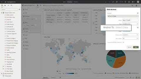 Configure Data Action Navigations in Oracle Analytics Server
