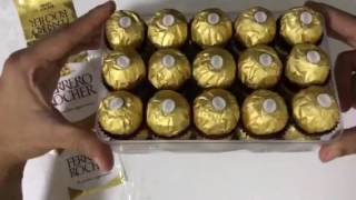 Unwrapping ferrero rocher chocolate. this is not a paid endorsement or
advertisement. thanks for watching my videos! follow me in these
places updates ht...