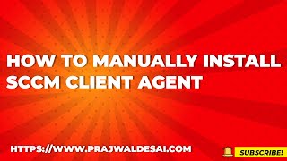 How to Manually Install SCCM Client Agent screenshot 2