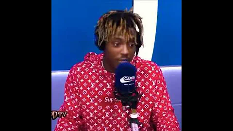 Juice Wrld's best part of the one-hour freestyle on eminem beats