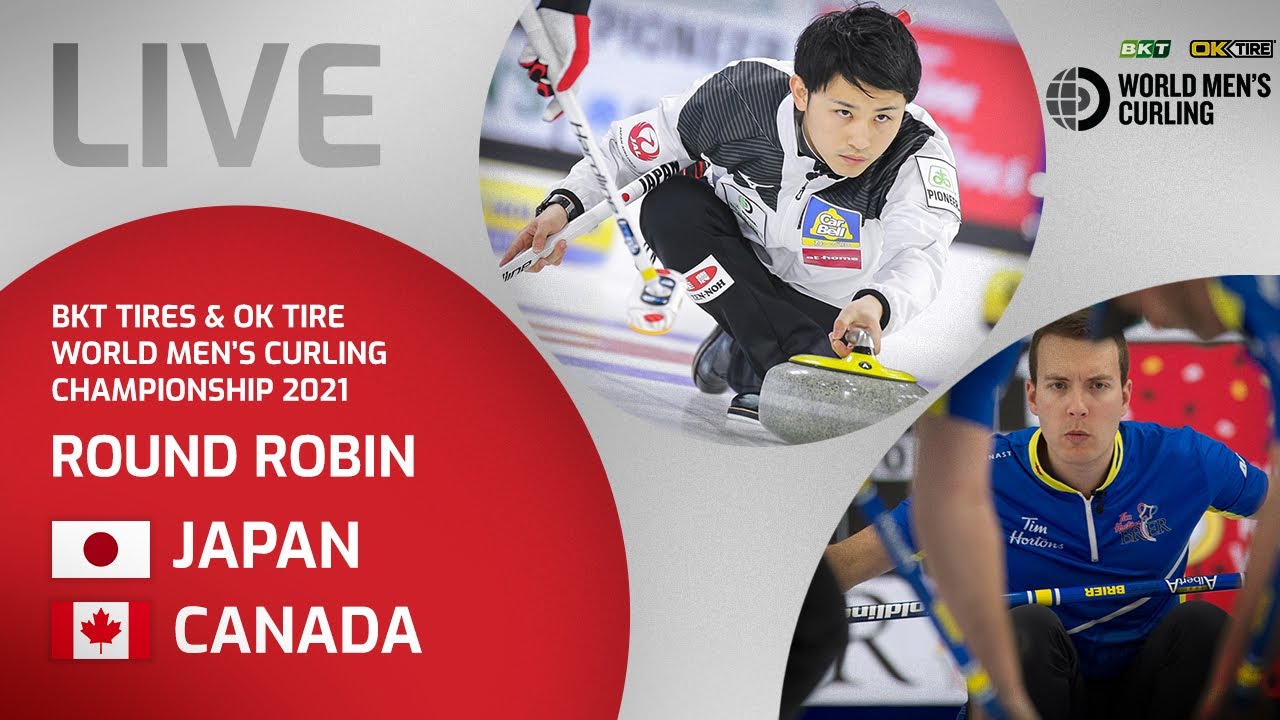 Japan v Canada - Round Robin - World Mens Curling Championship 2021